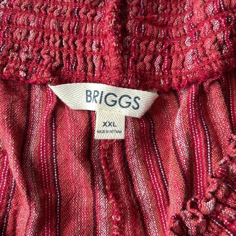 Briggs Linen blend Shorts. Drawstring & elastic waist. Size XXL. - Picture 2 of 6